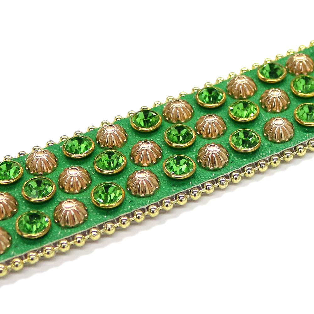 HERMETIC (ヘルメティック)商品ページ - Crystal Belt - Green HERMETIC (ヘルメティック)商品ページ - Crystal Belt - Green