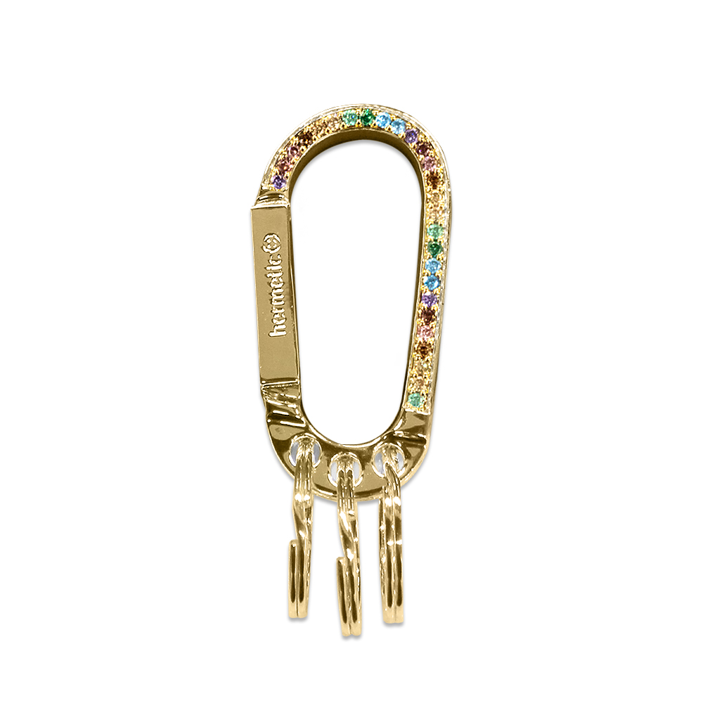 Hermetic ヘルメティックストーンベルト　XL ゴールド HERMETIC (ヘルメティック)商品ページ - Crystal Belt - Green
