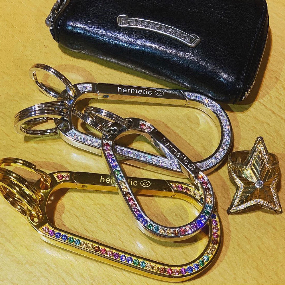 HERMETIC (ヘルメティック)商品ページ - Crystal Karabiner HERMETIC (ヘルメティック)商品ページ - Crystal Karabiner