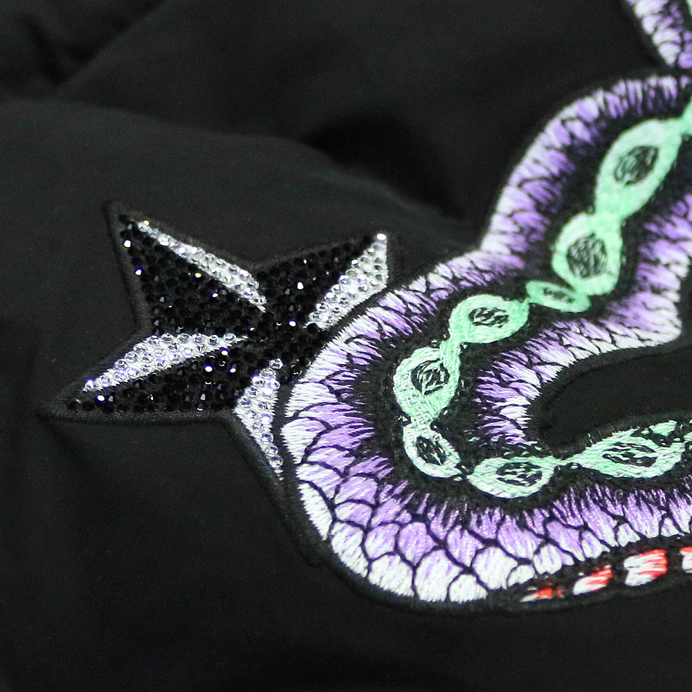 unknown×Ed Hardy ダウンジャケット 黒 UNKNOWN × ED HARDY(アンノウン・ロンドン)商品ページ - EH
