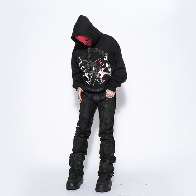 EVAE+MOB × F.V.V.O(エバーモブ)商品ページ - EVAE Black Hoodie