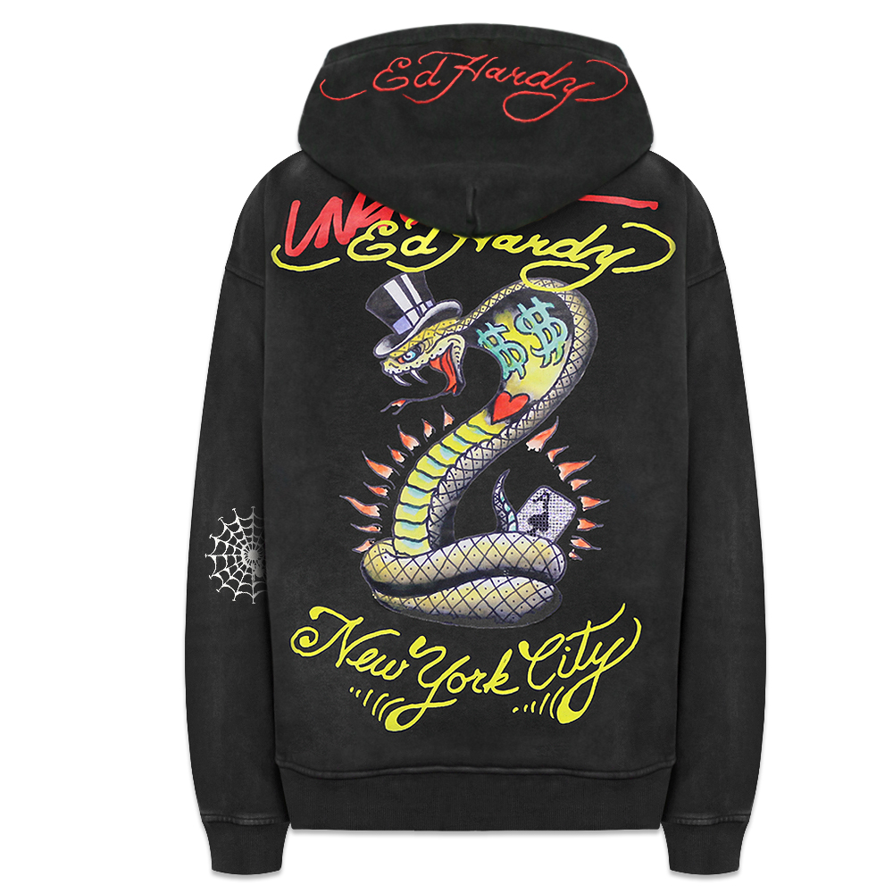 《廃盤》unknown × edhardy hoodie パーカー