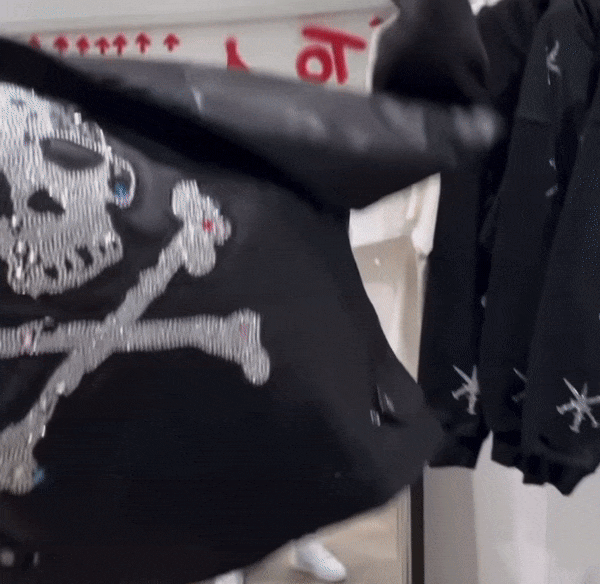 UNKNOWN LONDON(アンノウン・ロンドン)商品ページ - Jewel Skeleton Leather Jacket - Black - VENTURER(ベンチュラー)