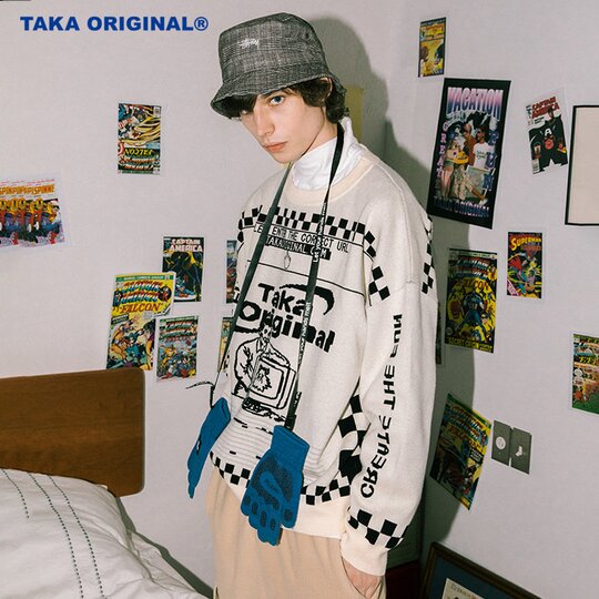 TAKA ORIGINAL(タカ オリジナル)商品ページ - Moody Bob Mosaic Knit