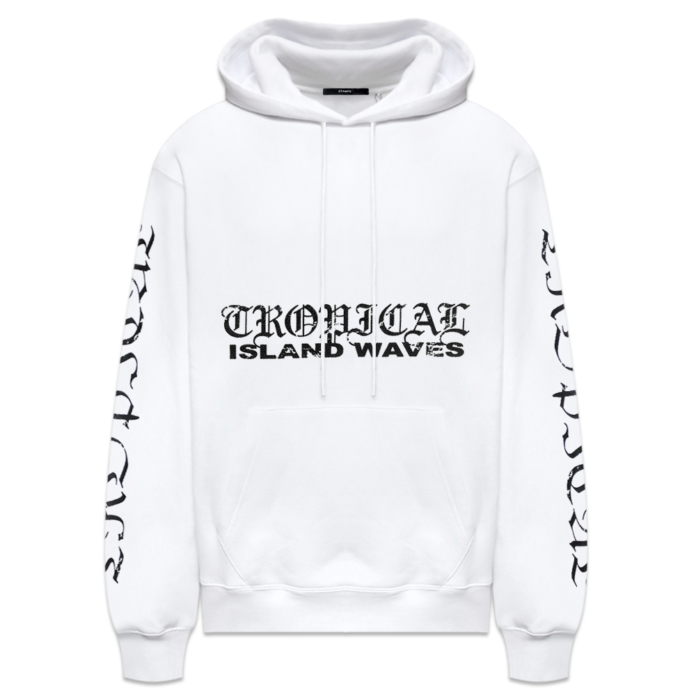 STAMPD スタンプド ロゴプルオーバーフーディー ホワイト ALL – STAMPD