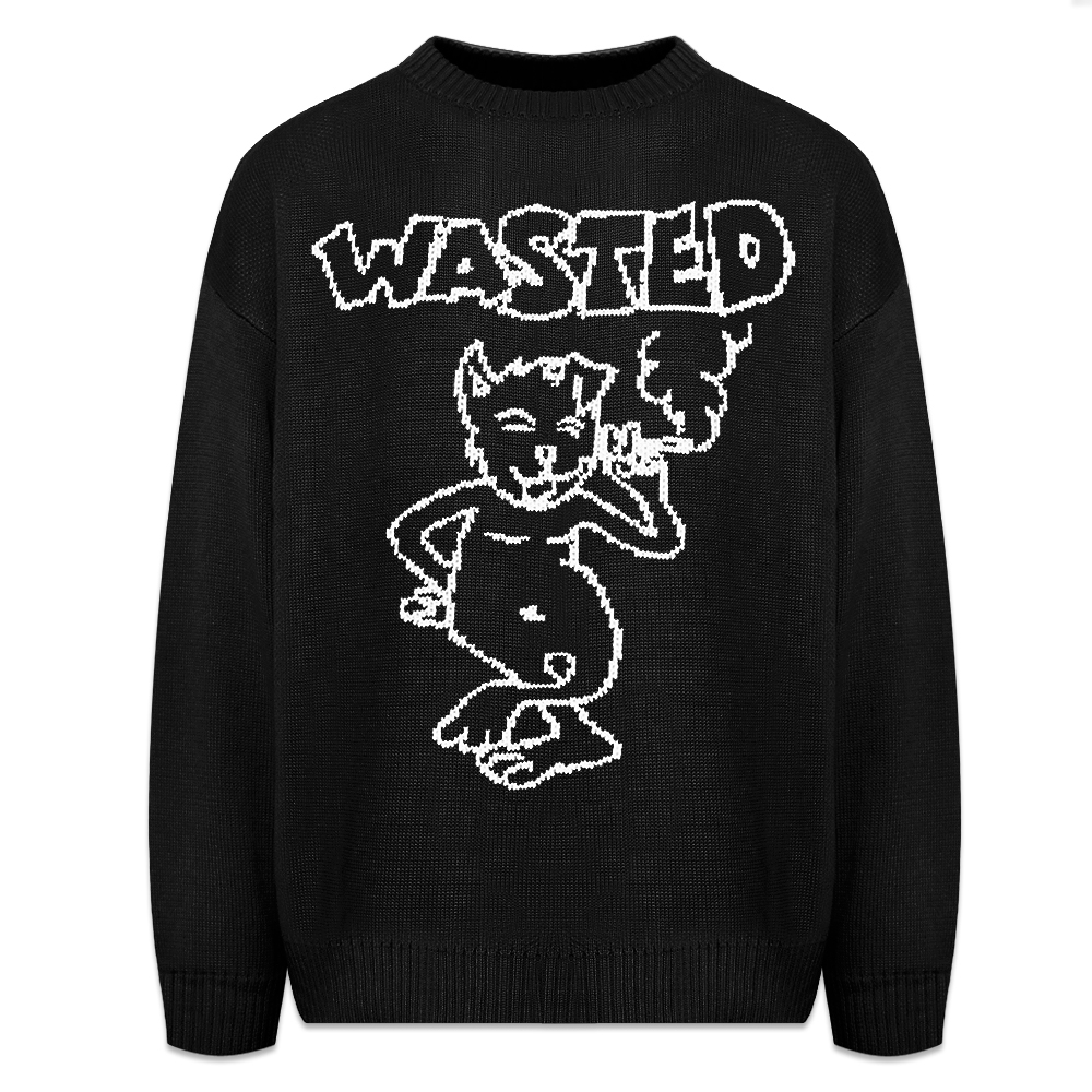 WASTED PARIS (ウェイステッドパリス)商品ページ - Toon Sweater - Black - VENTURER(ベンチュラー)