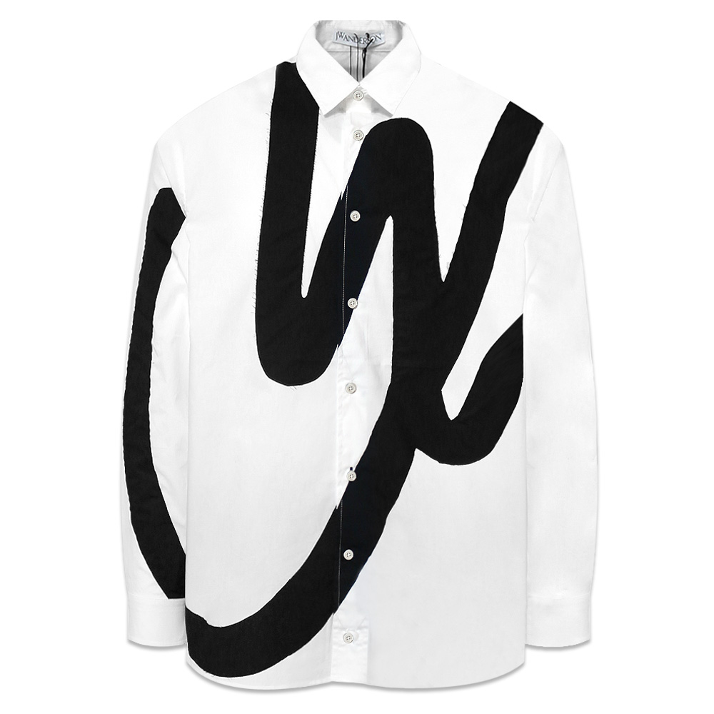 JW Anderson クラシック シャツ | ホワイト | FARFETCH JP