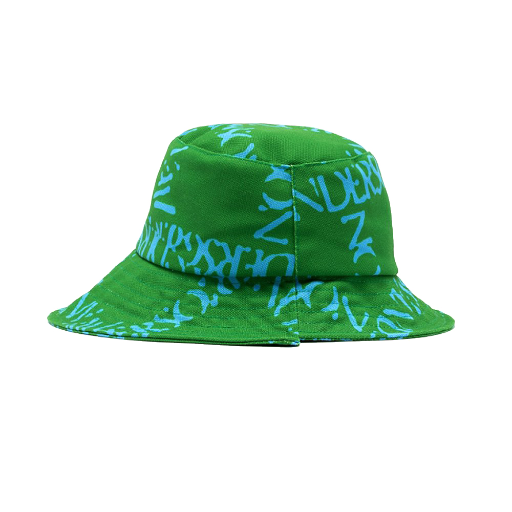 JW ANDERSON(ジェイ ダブリュー アンダーソン)商品ページ - Logo Grid Asymmetric Bucket Hat -  Green - VENTURER(ベンチュラー)