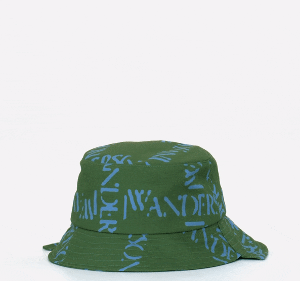 要在庫確認【JW ANDERSON】Logo Grid Asymmetric バケットハット JW ANDERSON(ジェイ ダブリュー アンダーソン)商品ページ - Logo