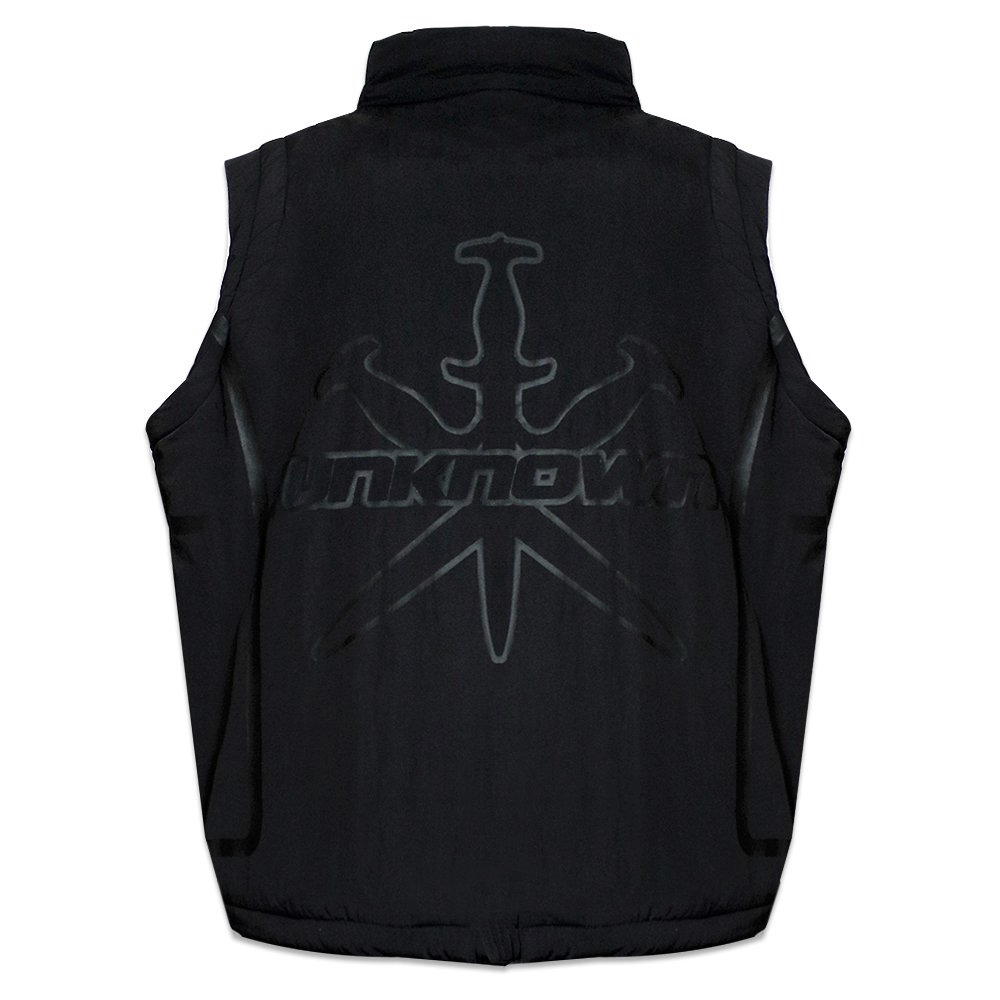 UNKNOWN LONDON(アンノウン・ロンドン)商品ページ - Tech Zip Up Vest - Black -  VENTURER(ベンチュラー)