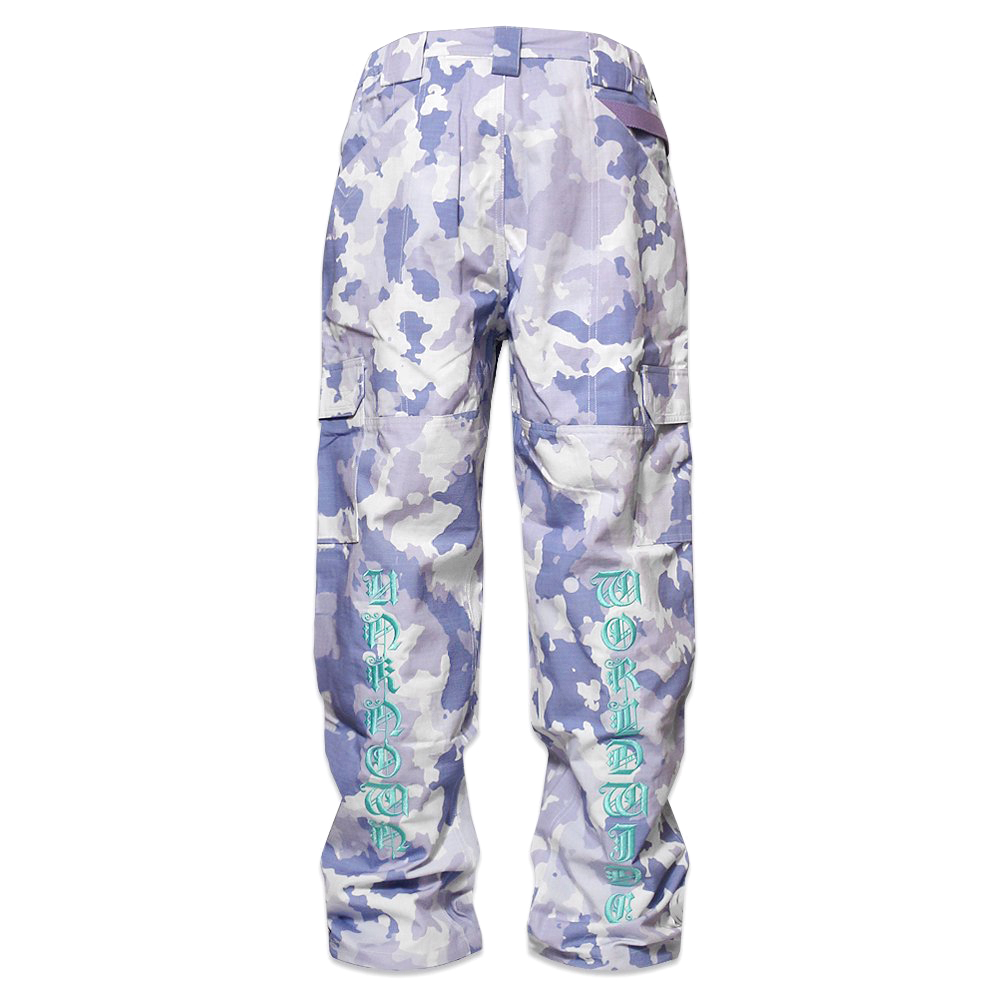 UNKNOWN LONDON(アンノウン・ロンドン)商品ページ - All Over Camo Graphic Cargo Pants -  White-Camo - VENTURER(ベンチュラー)