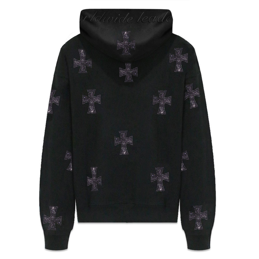 アンノウンパーカーUNKNOWN X HCW Rhinestone Hoodie - トップス