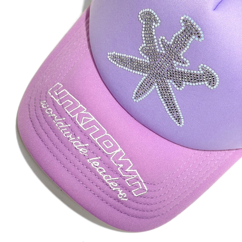 UNKNOWN LONDON(アンノウン・ロンドン)商品ページ - Dagger Rhinestone Foam Cap - Purple - VENTURER(ベンチュラー)