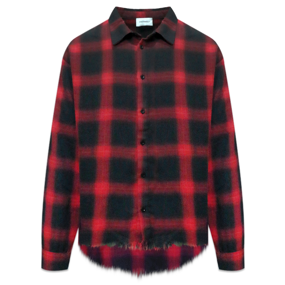 ASKYURSELF (アスクユアセルフ)商品ページ - Vintage Raw Flannel Shirt - Red/Black -  VENTURER(ベンチュラー)