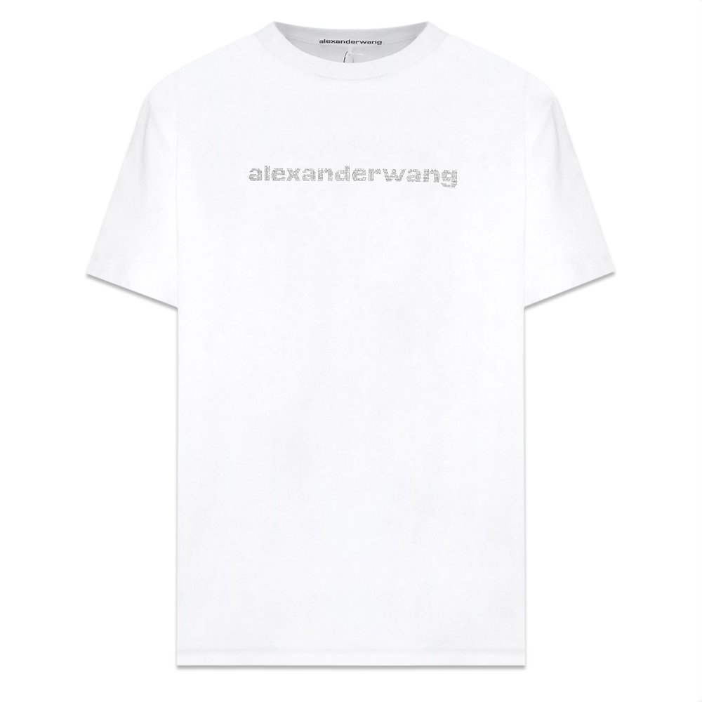 ALEXANDER WANG (アレキサンダー ワン)商品ページ - Printed Grill and Hotfix Logo Tee -  White - VENTURER(ベンチュラー)