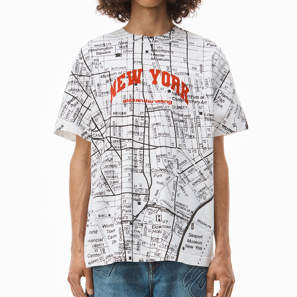 ALEXANDER WANG (アレキサンダー ワン)商品ページ - NY Map Tee