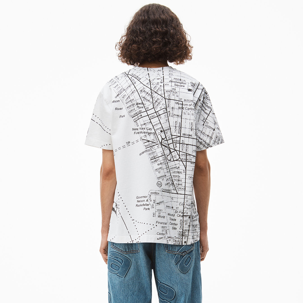 ALEXANDER WANG (アレキサンダー ワン)商品ページ - NY Map Tee ALEXANDER WANG (アレキサンダー ワン)商品ページ - NY Map Tee
