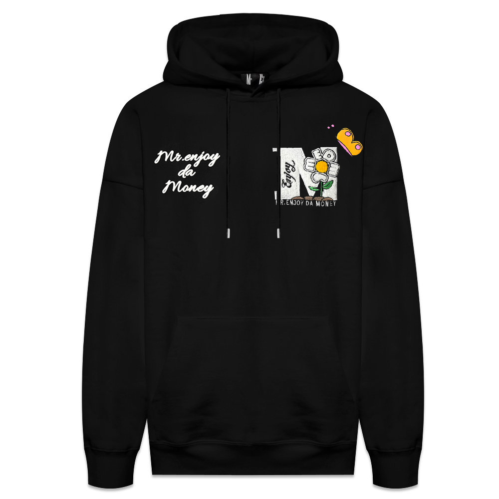 MR. ENJOY DA MONEY】THREE-DIMENSIONAL OFFSET HOODIE | OUR