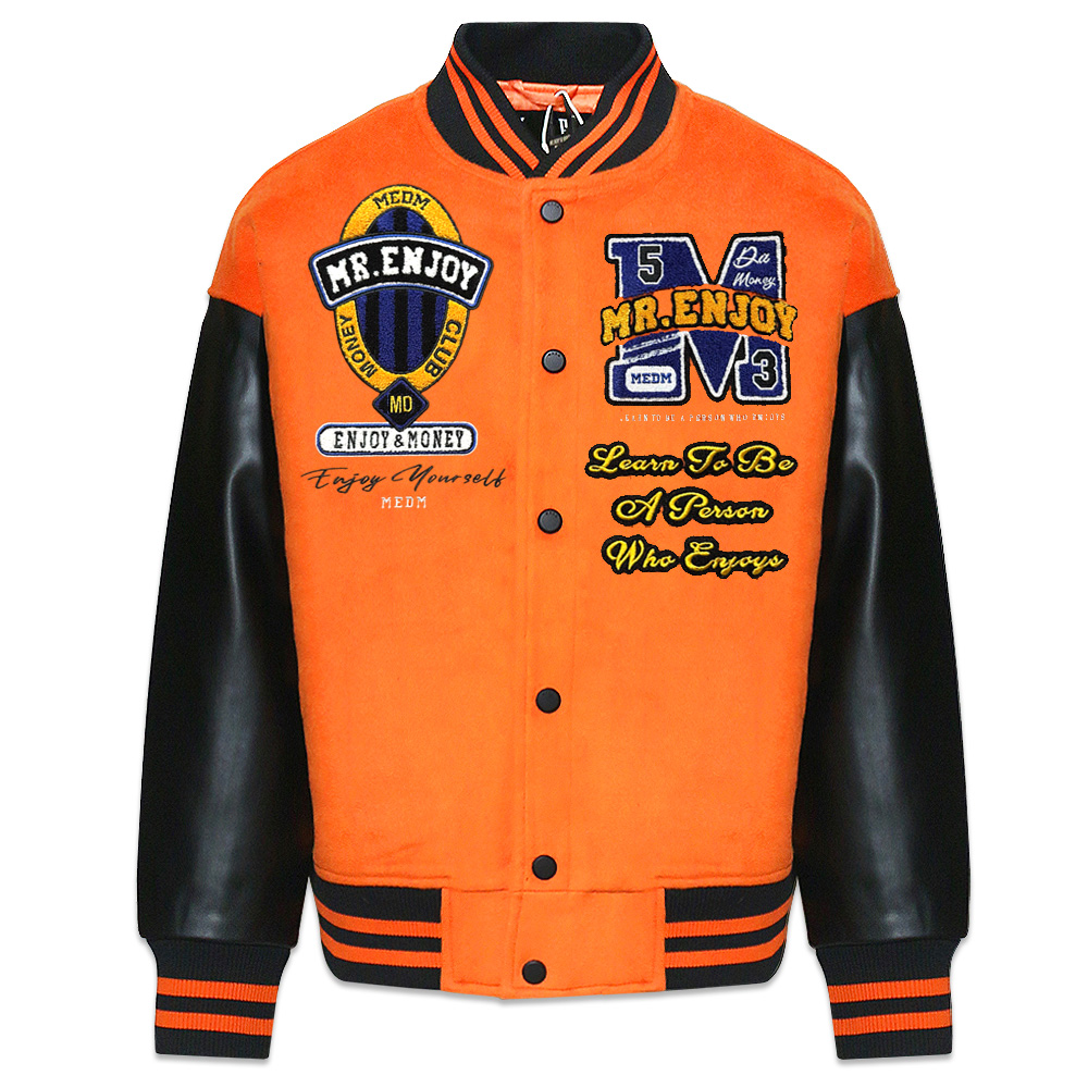 ジャケット・アウター M.E.D.M MEDM BASEBALL JACKET MR.ENJOY DA MONEY(ミスター・エンジョイ・ダ・マネー)商品ページ