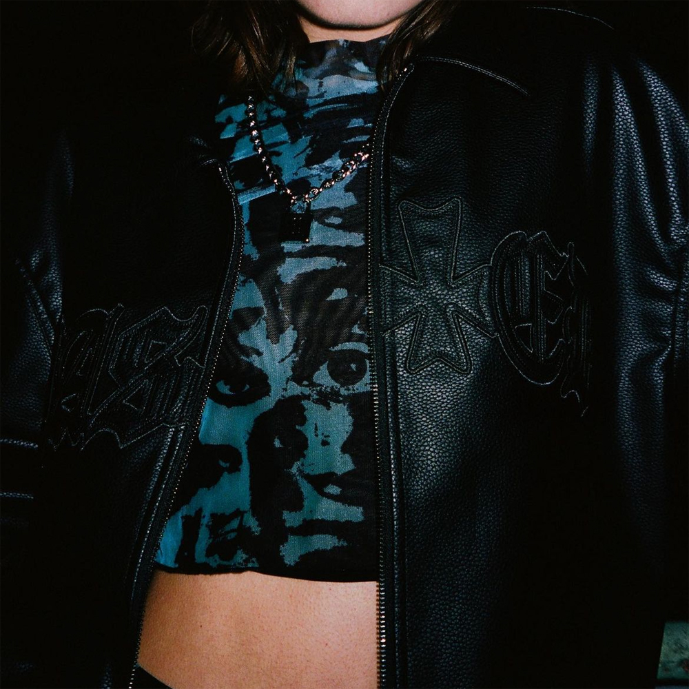 WASTED PARIS (ウェイステッドパリス)商品ページ - 10 Years Faux Leather Varsity Jacket -  Black - VENTURER(ベンチュラー)