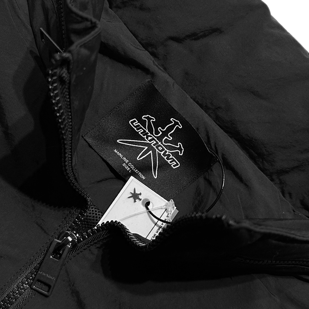 UNKNOWN LONDON(アンノウン・ロンドン)商品ページ - Zipped Panel Sport Jacket - Black -  VENTURER(ベンチュラー)