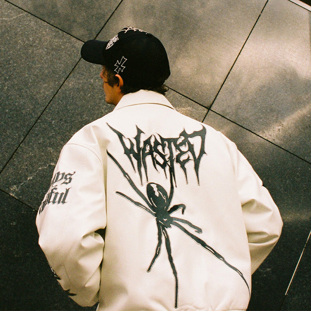 WASTED PARIS(ウェイステッド パリス) ジャケット白 WASTED PARIS (ウェイステッドパリス)商品ページ - Sick Varsity