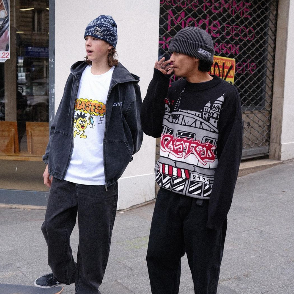 wasted paris ウェイステッドパリス　ニット　ブラック　Lサイズ WASTED PARIS (ウェイステッドパリス)商品ページ - Barbes