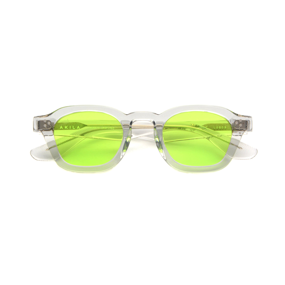 AKILA LA (アキラ・エルエー) 商品ページ - Logos Sunglasses - Cement/Apple-Green -  VENTURER(ベンチュラー)