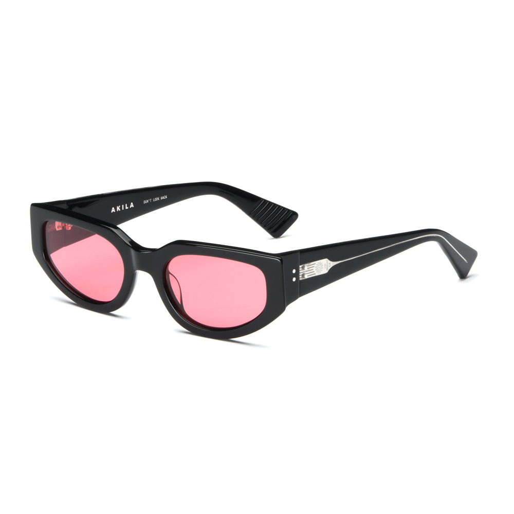 AKILA OUTSIDER サングラス 黒 / ピンクレンズ AKILA LA (アキラ・エルエー) 商品ページ - Outsider Sunglasses