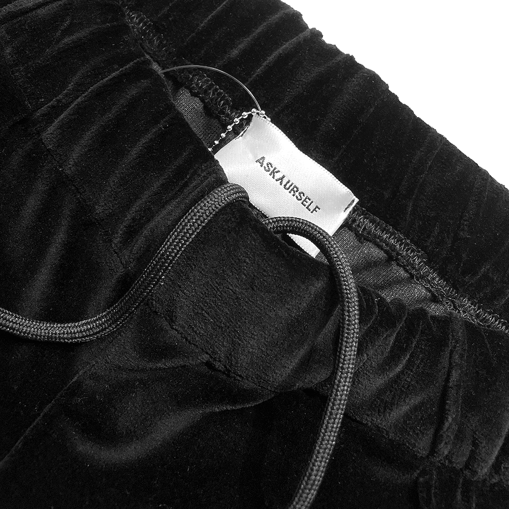 ASKYURSELF (アスクユアセルフ)商品ページ - Velour Track Pants ASKYURSELF (アスクユアセルフ)商品ページ - Velour Track Pants