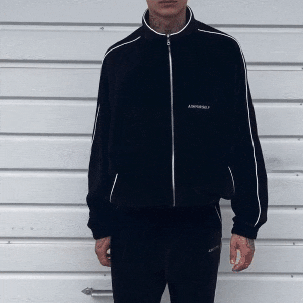 ASKYURSELF (アスクユアセルフ)商品ページ - Velour Track Jacket - Black - VENTURER(ベンチュラー)
