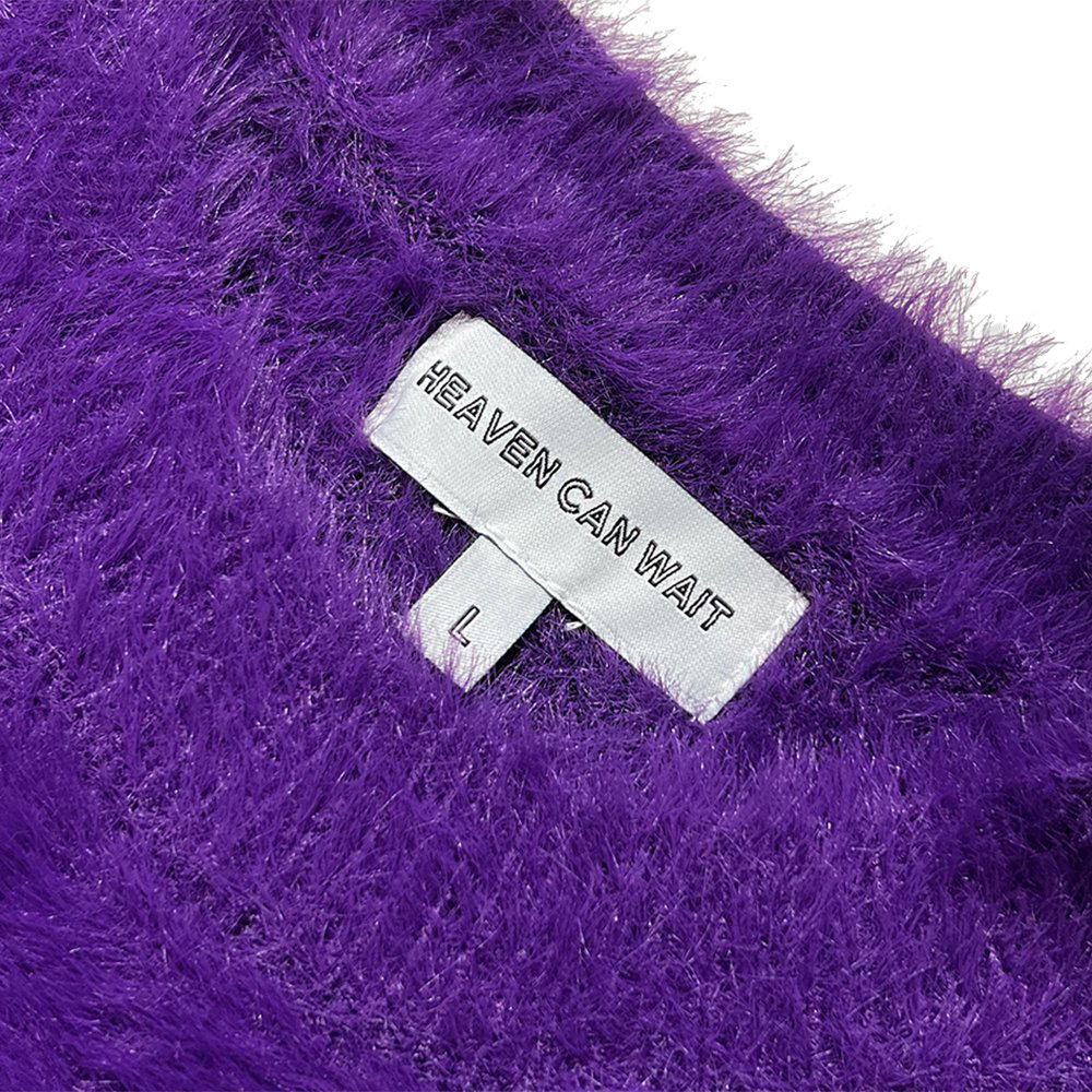 HEAVEN CAN WAIT(ヘブン・キャン・ウェイト)商品ページ - Mohair Knit - Purple - VENTURER(ベンチュラー)