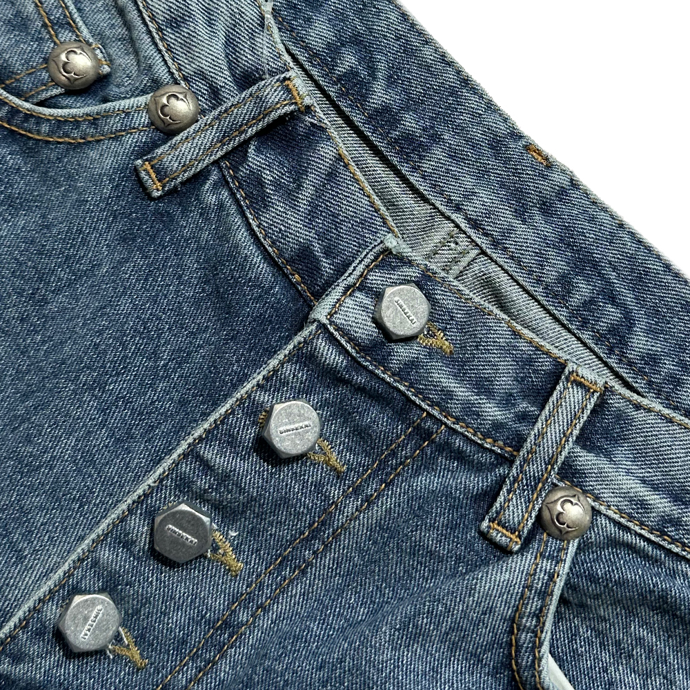 THUG CLUB(サグ・クラブ)商品ページ - TC Leather Washing Pants - Blue/Black - VENTURER(ベンチュラー)