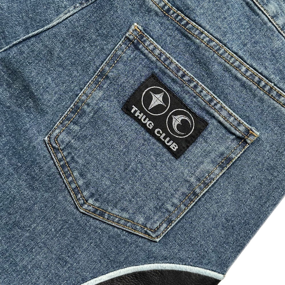 THUG CLUB(サグ・クラブ)商品ページ - TC Leather Washing Pants