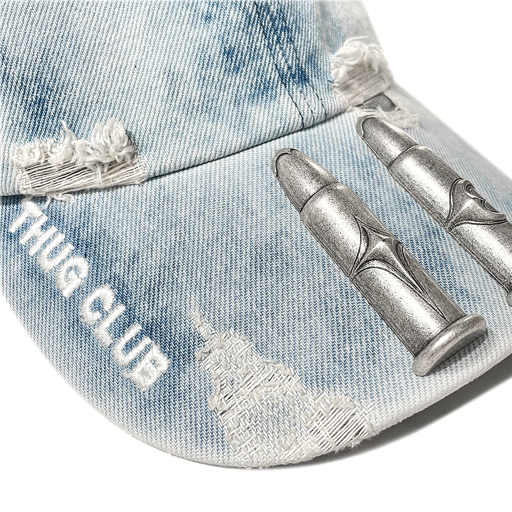 THUG CLUB TC LIFE CAP / BLUE  銃弾
