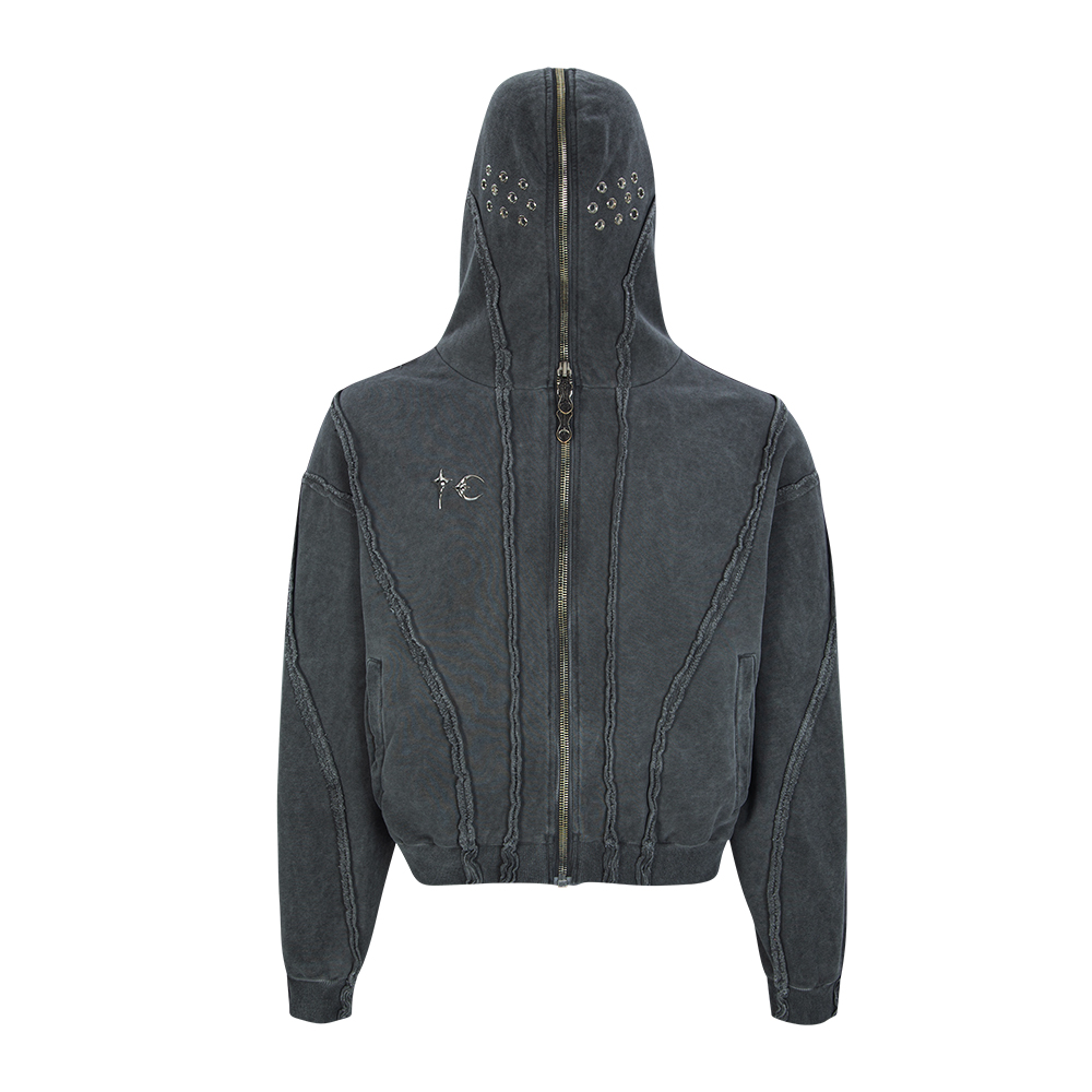 THUG CLUB(サグ・クラブ)商品ページ - Galdiator Zip-up Hoodie - Gray 