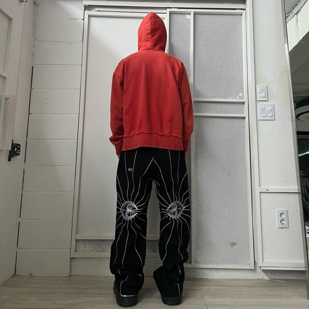 THUG CLUB(サグ・クラブ)商品ページ - TC Rise Denim Emb Pants THUG CLUB(サグ・クラブ)商品ページ - TC Rise Denim Emb Pants
