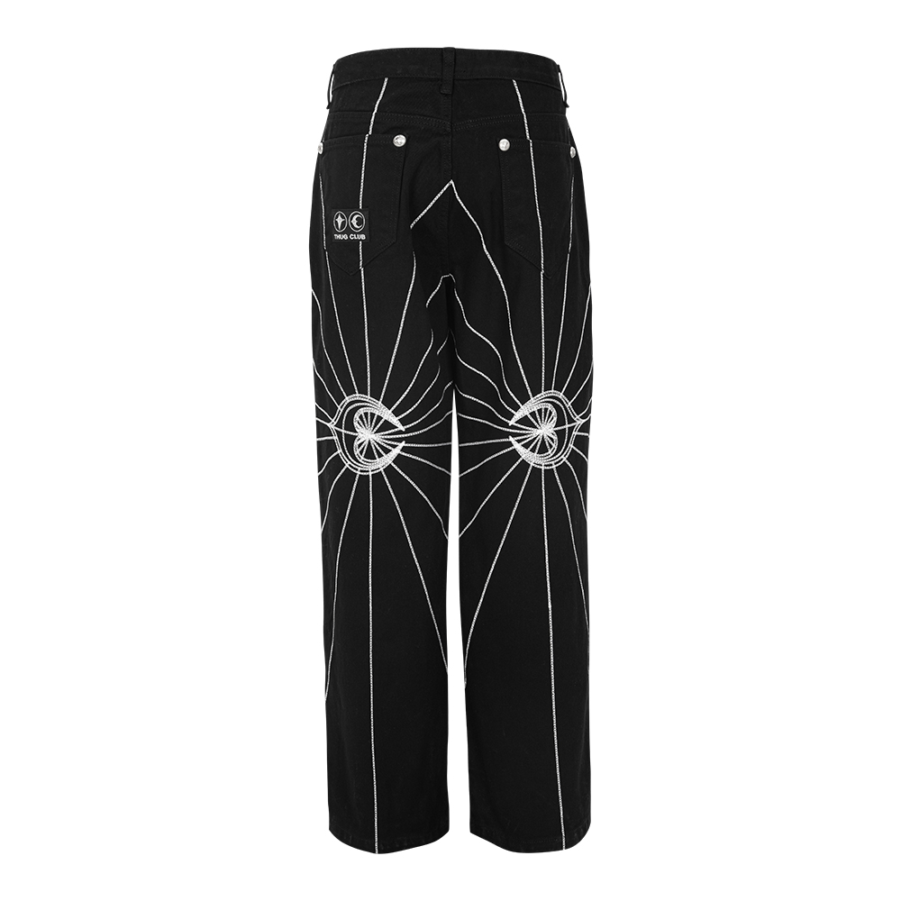 THUG CLUB(サグ・クラブ)商品ページ - TC Rise Denim Emb Pants 