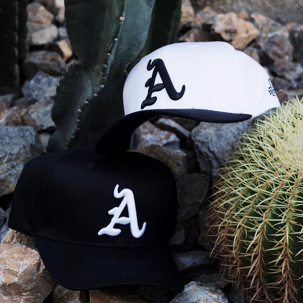 ASKYURSELF (アスクユアセルフ)商品ページ - A Initial Snapback - Black/White -  VENTURER(ベンチュラー)