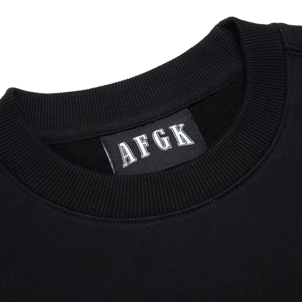 DONCARE - A FEW GOOD KIDS (AFGK)商品ページ - Lion Logo Crew Sweatshirts - Black  - VENTURER(ベンチュラー)