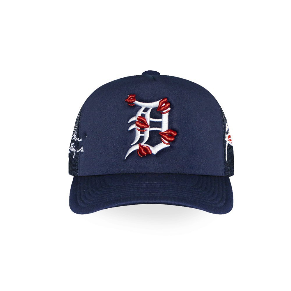 NY注目【LA ROPA】Detroit Whattup Doe Trucker Hat/CAP 人気 LA ROPA(ラ ロパ)商品ページ - Detroit Whattup Doe Trucker Hat