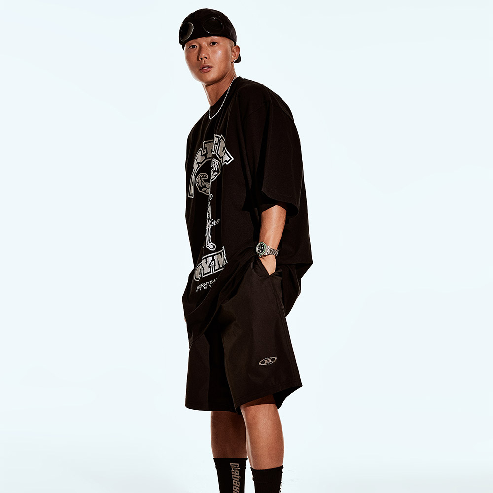 ボーントゥウィン　ダークグレー　チャコール Tシャツ BORN TO WIN(ボーン・トゥ・ウィン)商品ページ - Track Line T