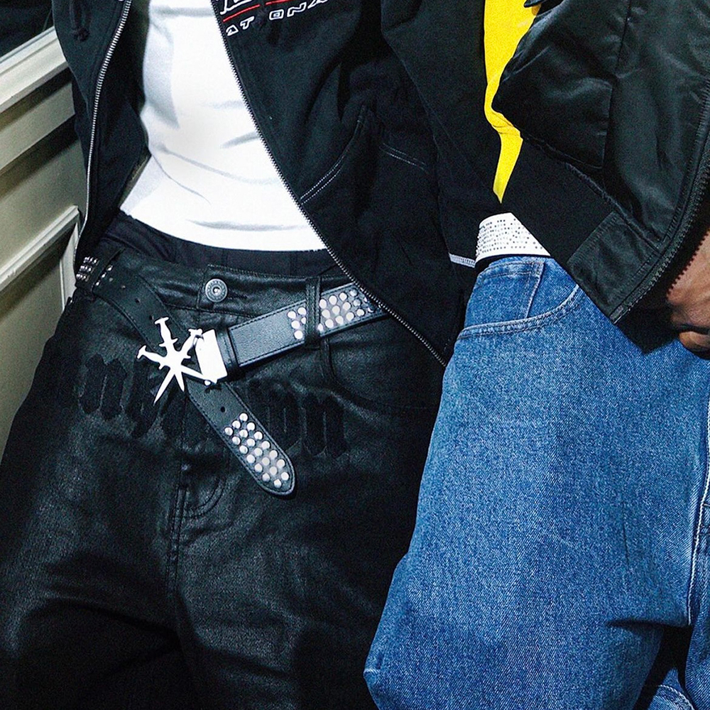 パンツ unknown flare denim UNKNOWN LONDON(アンノウン・ロンドン)商品ページ - Patched