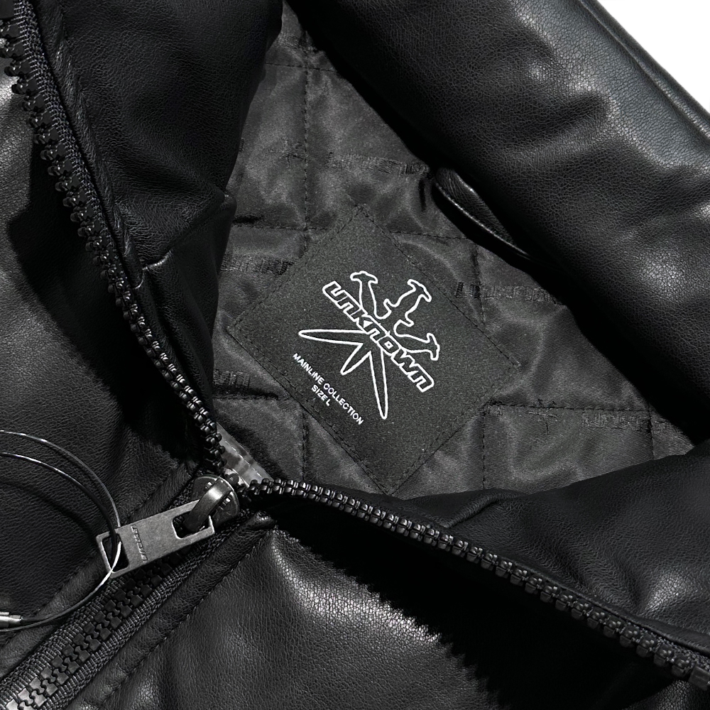 UNKNOWN LONDON(アンノウン・ロンドン)商品ページ - Metal Studded Puffer Jacket - Black -  VENTURER(ベンチュラー)