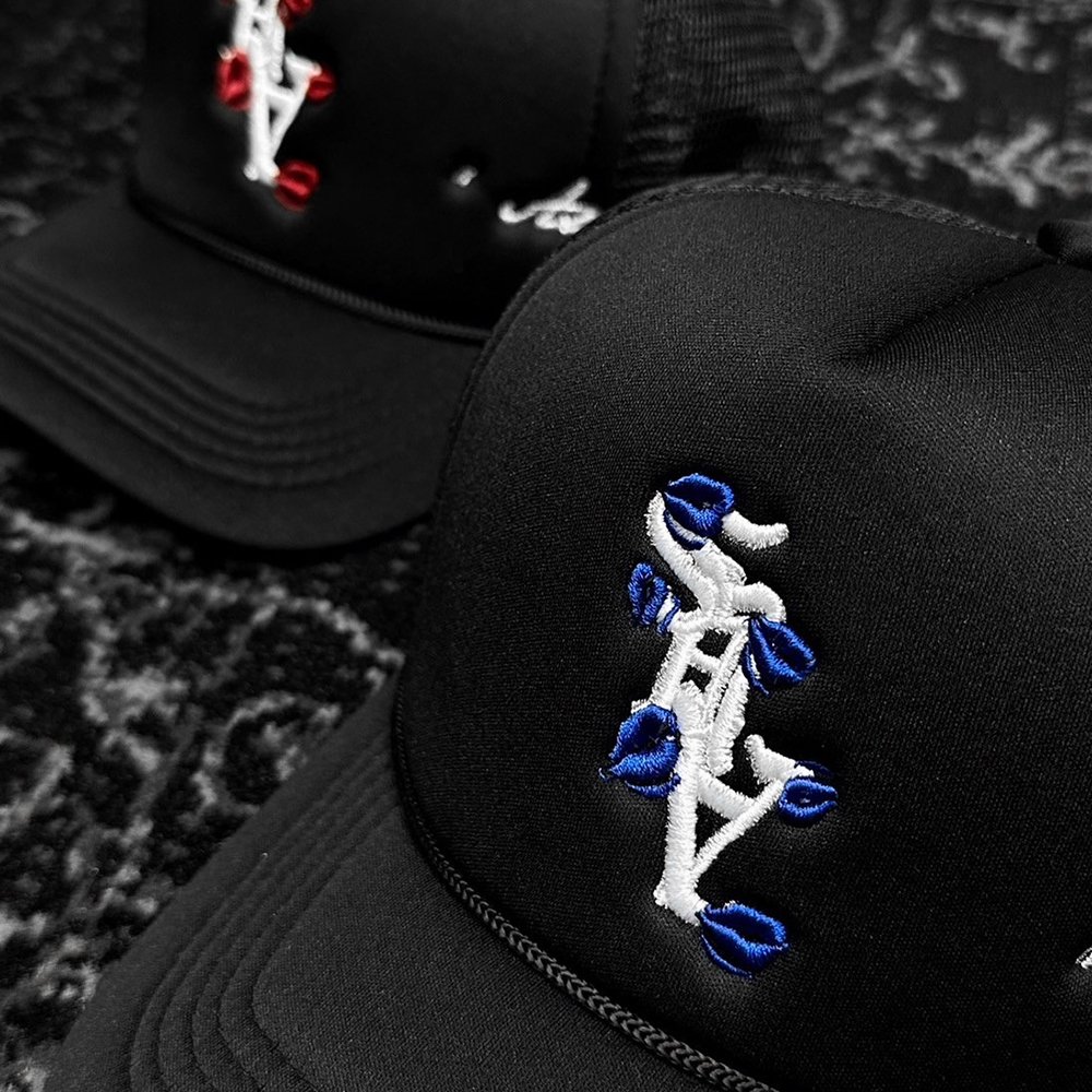 アスクユアセルフ トラッカーキャップ 国内未入荷 公式オンライン購入 ASKYURSELF (アスクユアセルフ)商品ページ - LA OG Trucker Cap