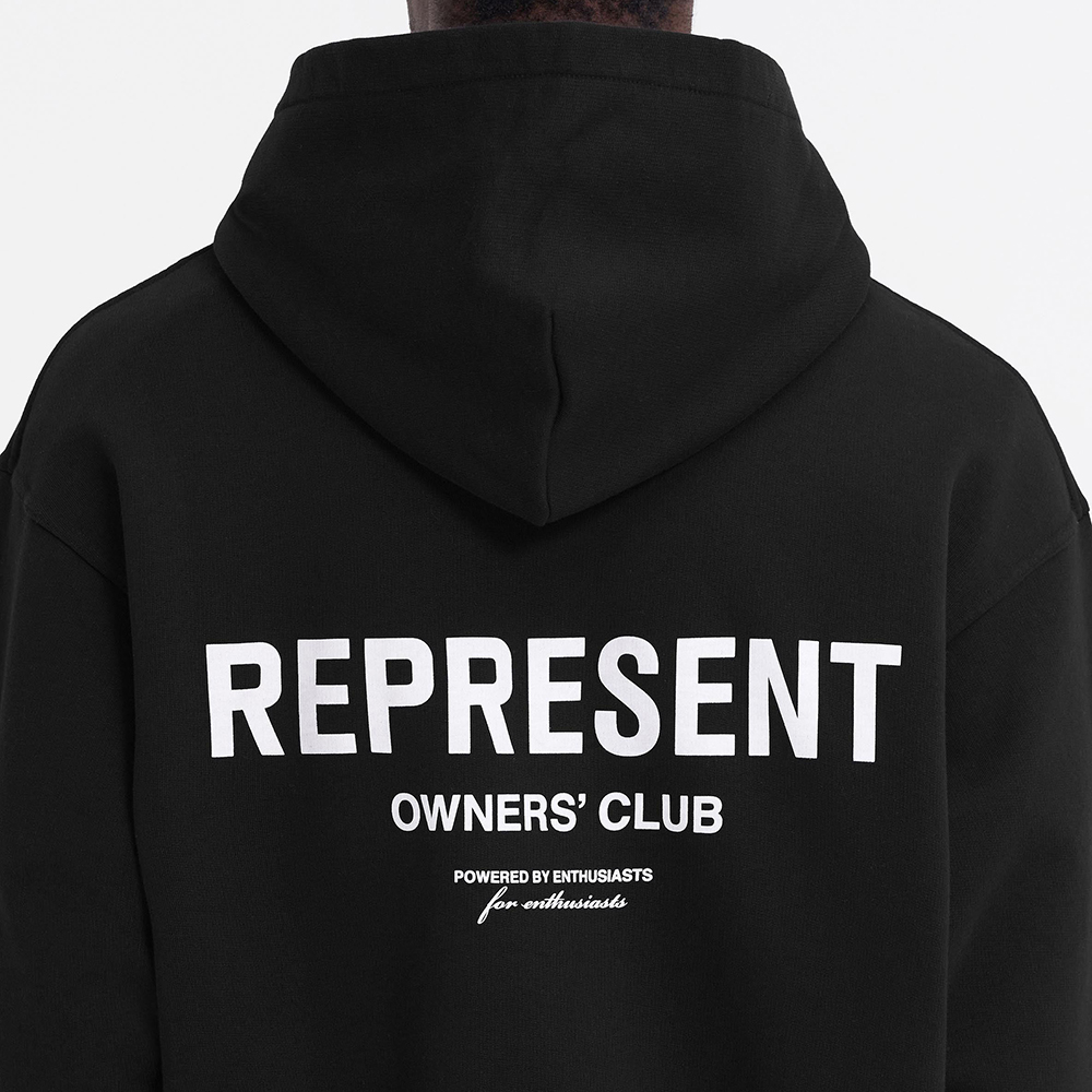 REPRESENT(リプレゼント)商品ページ - Owners Club Zip Hoodie - Black REPRESENT(リプレゼント)商品ページ - Owners Club Zip Hoodie - Black