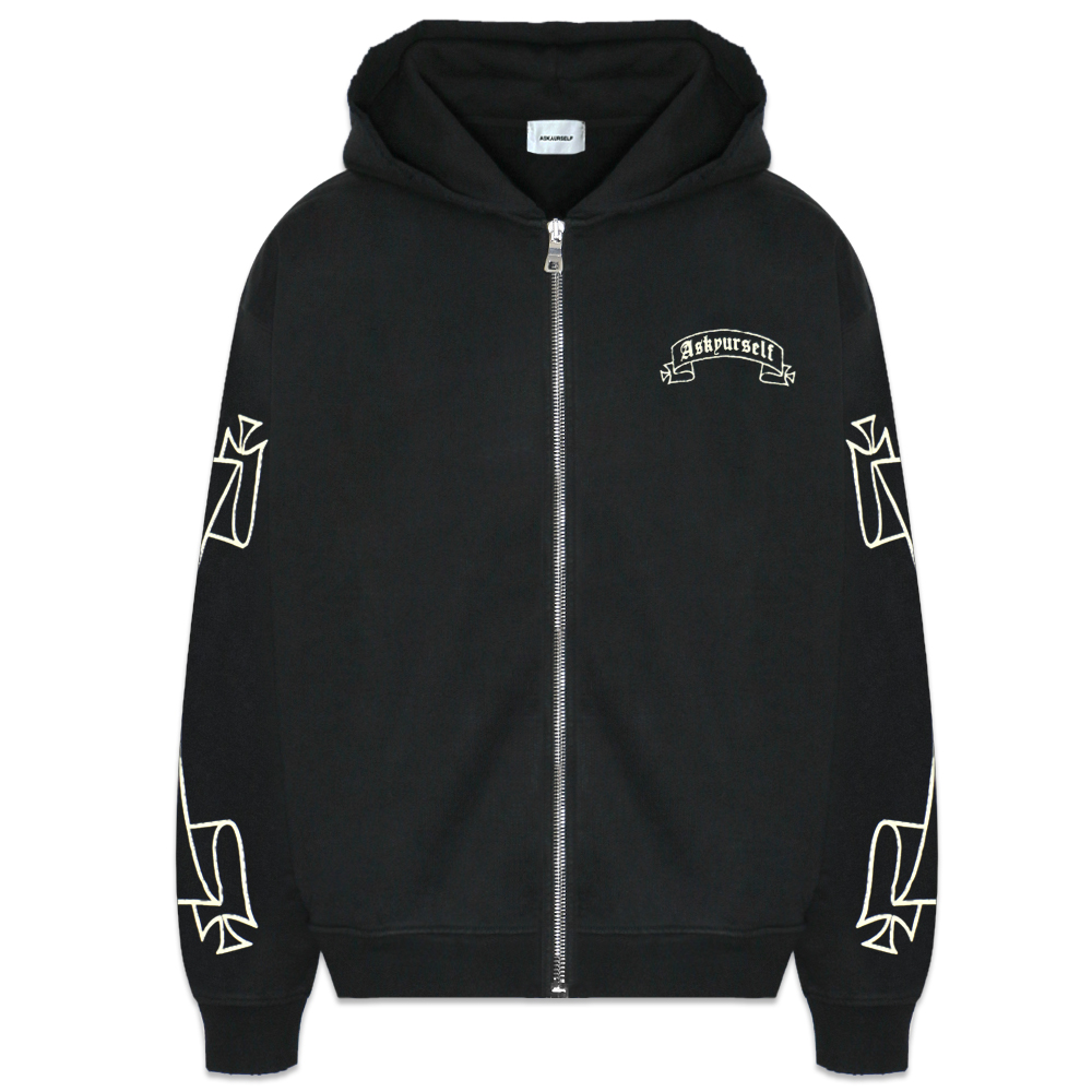 ASKYURSELF (アスクユアセルフ)商品ページ - Banned Zip Hoodie ASKYURSELF (アスクユアセルフ)商品ページ - Banned Zip Hoodie