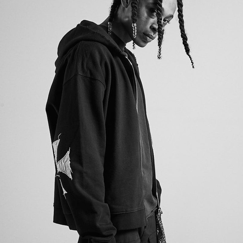 ASKYURSELF (アスクユアセルフ)商品ページ - Cross Patch Zip ASKYURSELF (アスクユアセルフ)商品ページ - Cross Patch Zip