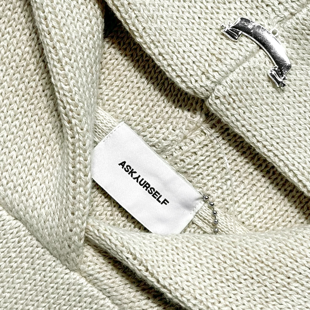 ASKYURSELF パーカー DESTROYER KNIT HOODIE DESTROYER KNIT HOODIE - ASKYURSELF