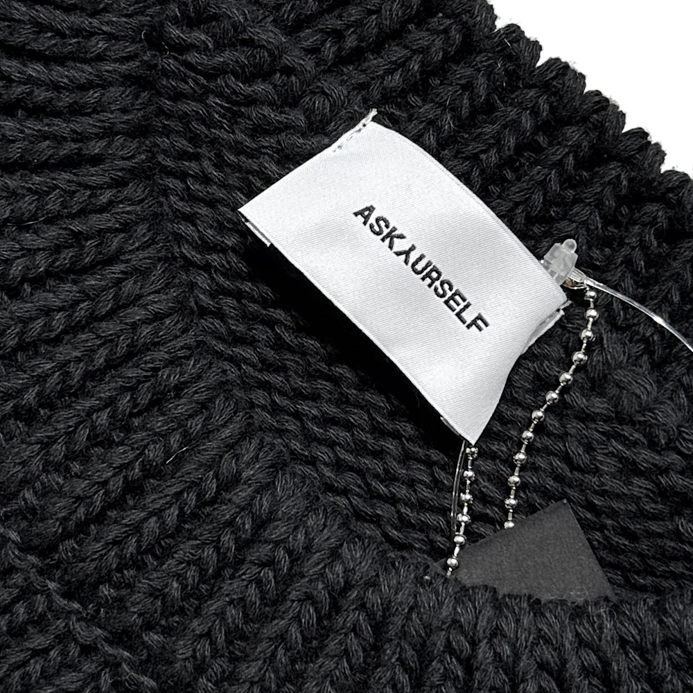 ASKYURSELF (アスクユアセルフ)商品ページ - Chunky Cross Knit ASKYURSELF (アスクユアセルフ)商品ページ - Chunky Cross Knit